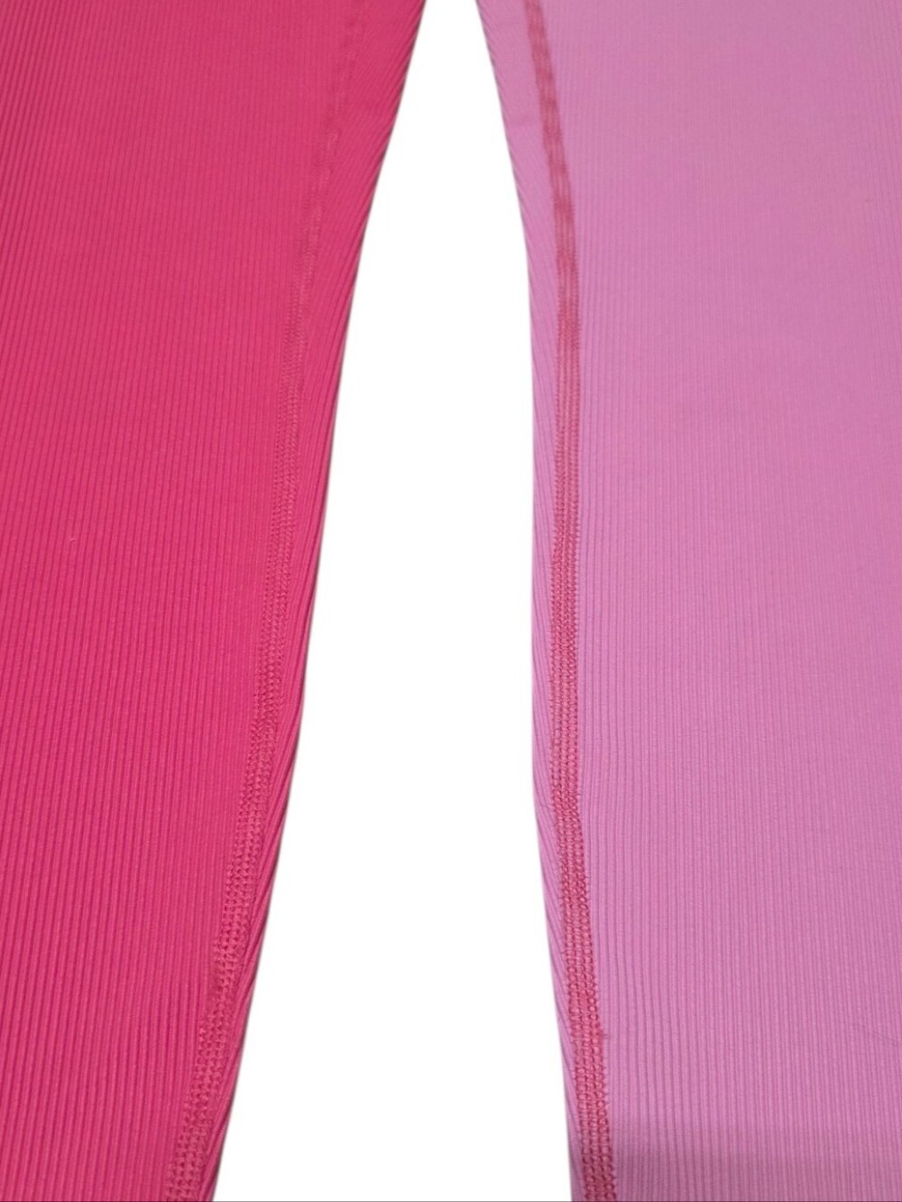 Beach Riot X LoveShackFancy Ribbed Pink Color Block Jogger Pants - Picture 5 of 8